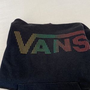 Vans Hoodie Sweatshirt - KIDS - Sz. Small - Black